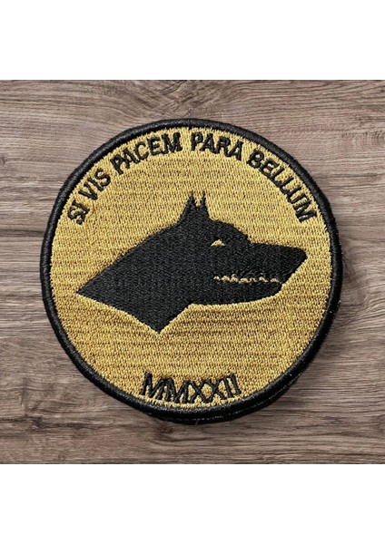 Tan Rengi Si Vis Pacem Para Bellum Patch Arma - 9 cm