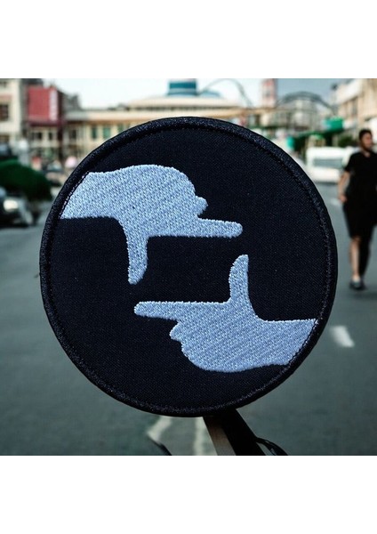 Fotoğrafçı Açı Poz Nakış Patch Arma - 8 cm