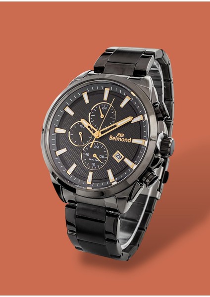 Orijinal 2 Yıl Garantili Fonksiyonları Aktif 5 Atm Su Geçirmez Çelik Kordon Erkek Kol Saati