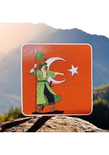 Çin Sarayını Basan Büyük Türk Kürşad Peçi Arması - 8x8 cm
