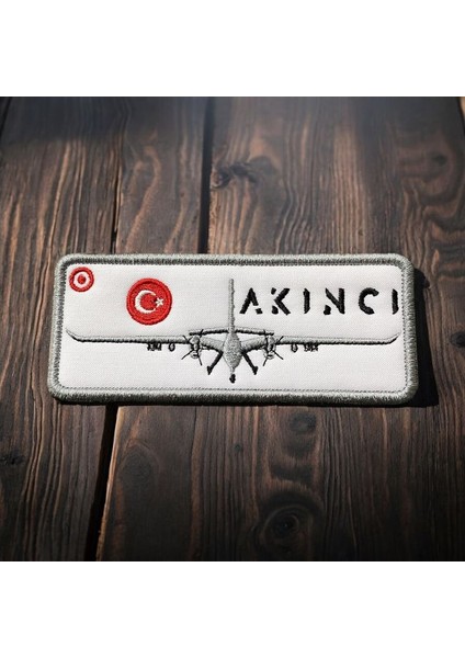 Türk Savunma Sanayi Akıncı Siha Patch Peç Arma - 12X5 cm