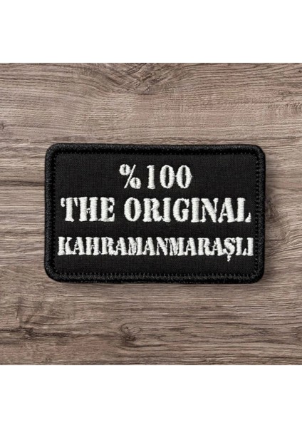 The Kahramanmaraşlı Yazılı Nakış Patch - 8x5 cm