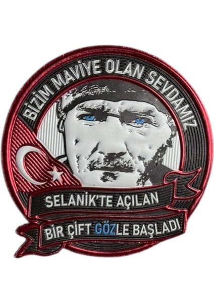 Maviye Olan Sevdamız Atatürk'le Başladı - 8 cm