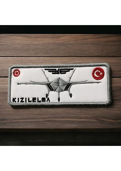 Türk Savunma Sanayi Kızılelma Siha Patch Arma - 12X5 cm