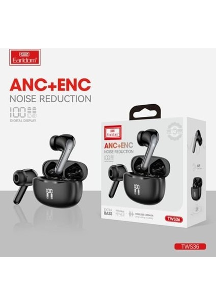 Aktif Gürültü Engelleyici Özellikli Bluetooth 5.3 Kablosuz Tws Kulaklık