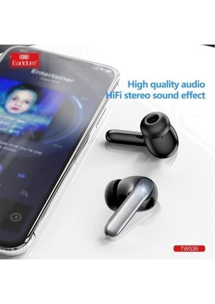 Aktif Gürültü Engelleyici Özellikli Bluetooth 5.3 Kablosuz Tws Kulaklık