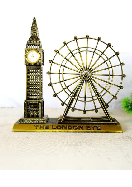 Dönme Dolap Big Ben Modelli Saat Masa Saati Dönme Dolap