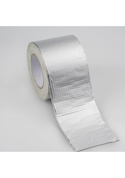 Butil Bant Su Geçirmez Bant Alüminyum Folyo Bant Bant 2 "(G) x 11.2ft (L) x 1.2mm (T), Tuvaletlerde, Boru Hatlarında, Çatı Çatlaklarında, Karavanlarda, Şemsiyelerde, Pencerelerde, Teknede, Zeminlerde,