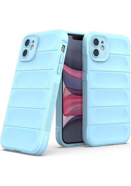 Apple iPhone 11 Kılıf - Bonic Parmak Izi Bırakmayan, Içi Kadife Yumuşak Sıvı Silikon, Sert Kamera Koruyuculu, Darbeye Karşı Dayanıklı - Apple iPhone 11 Uyumlu