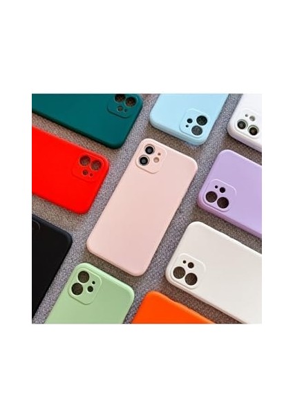 Apple iPhone ile Uyumlu 11 (12 Görünümlü Köşeli) Içi Kadife Lansman Kılıf-Siyah modelleri