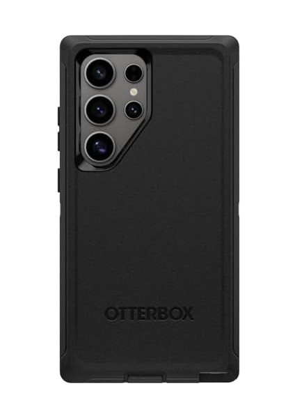 Defender Samsung Galaxy S24 Ultra Için Kılıf, Darbeye Dayanıklı, Düşmeye Dayanıklı, Ultra Sağlam, Koruyucu Kılıf, 5 x Askeri Standarda Göre Test Edilmiştir, Siyah