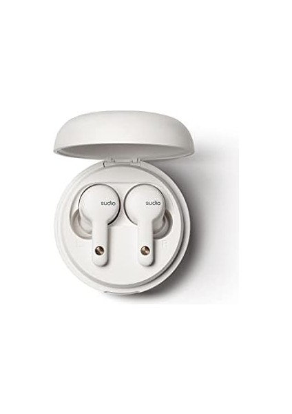 A2 Beyaz Gerçek Kablosuz Kulaklık Şarj Kılıfı, Kulak Içi Gürültü Önleyici Kulaklık, Bluetooth 5.2, 30 Saat Oyun Süresi, Ipx4 Su Geçirmez