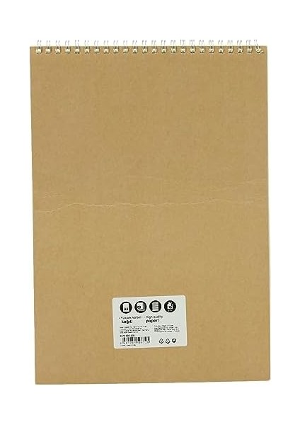 Gfc Life Store - Bloknot Canlı Renk A4 80 Yaprak Çizgili Çeşitler