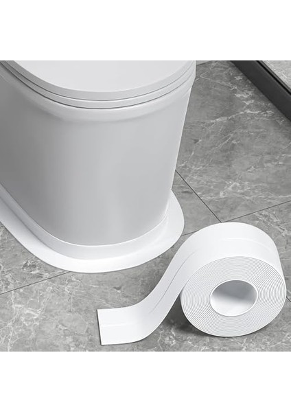 Sızdırmazlık Bandı Banyo Mutfak Lavabo Küvet Duş Teknesi Su Geçirmez Kenar Bant (320 Cm)
