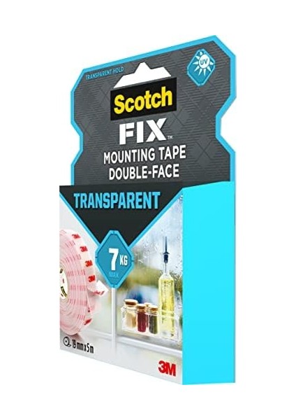 Şeffaf Montaj Bandı 4910C-1950-P, 19 mm x 5 M, 1 Rulo/paket (Ambalaj Farklı Olabilir)