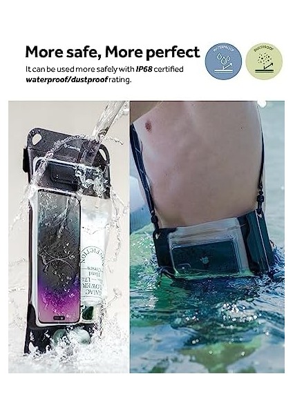 " Vakum Pompası Su Geçirmez Cep Telefonu Kılıfı 8,3 Inçe Kadar Apple iPhone 16 15 14 13 12 11 Serisi Apple iPhone Pro Max Samsung S24 S23 S22 Ultra Için - Kömür Grisi" fiyatları