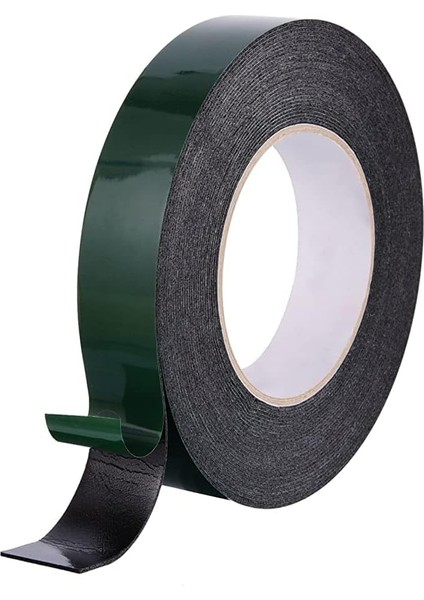 Taraflı Köpük Bant Eva Montaj Bandı Siyah 36 mm x 10 Metre