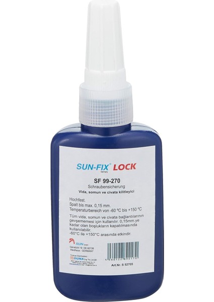 S 52705 Civata Sabitleyiçi, 50 ml