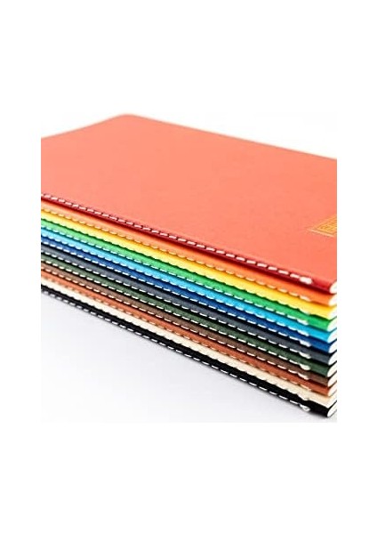 - Notes 13X21 cm Karton Kapaklı Iplik Dikişli Defter, 24 Yaprak, Düz, Yaprak Yeşili