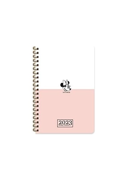 - Color Minnie Mouse 2023 Haftalık Ajanda - Get It, 13X19,5
