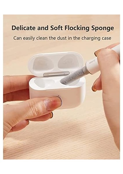 Bluetooth Kulaklık Temizleme Kalemi, Çok Işlevli Apple AirPods Pro Uyumlu Temizleyici Kit, Kablosuz Kulaklıklar Için Yumuşak Fırçalı, Apple AirPods Kulaklık Kutusu Temizleme fiyatları