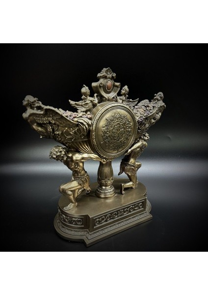 Roma Rakamlı Atlas - Melek Figürlü Saat fırsatları