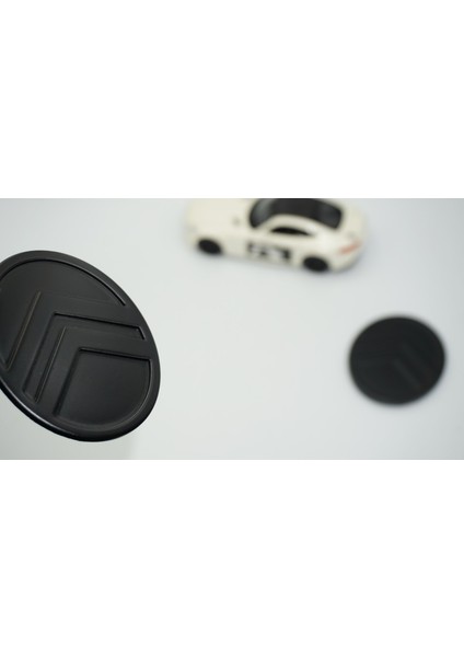 Citroen C3 C4 C5 C6 Siyah Abs Yan Kanatlar Logo Arma Seti
