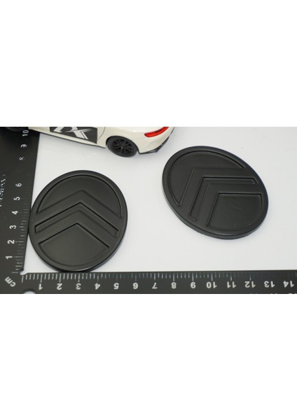 Citroen C3 C4 C5 C6 Siyah Abs Yan Kanatlar Logo Arma Seti