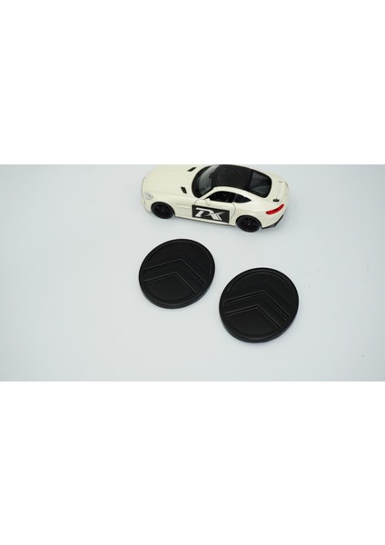 Citroen C3 C4 C5 C6 Siyah Abs Yan Kanatlar Logo Arma Seti