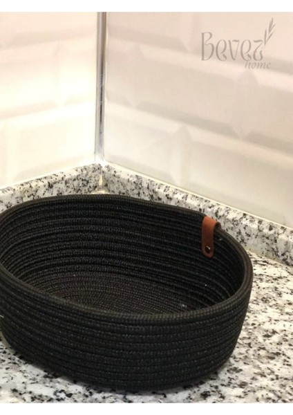 Şık ve Çok Amaçlı Hasır Düzenleyici Sepet, Pratik ve Siyah, Küçük Hacimli modelleri