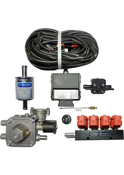 Kit Ön Mini 4 Cil. Vikars Europe B.24 - Gold Xxx + Gt + Metal Filtre