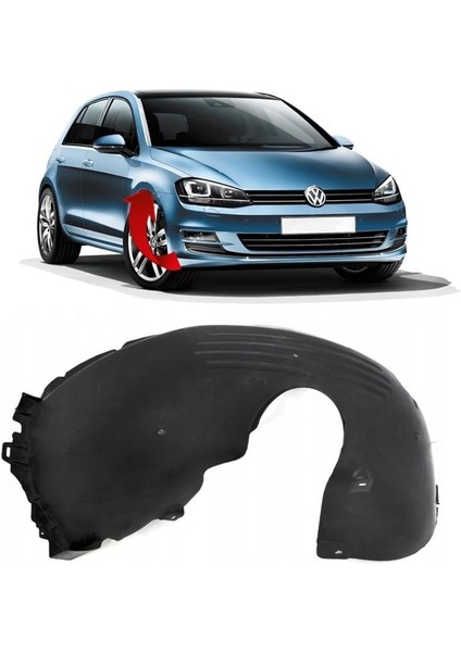 Çamurluk Davlumbazı Sag Büyük Golf7 2013-2019