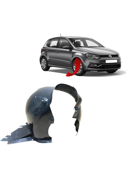 Çamurluk Davlumbazı Sag Polo 2011-2014 Enjeksiyon