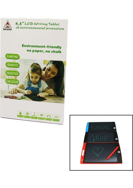 Tablet Dijital - 8.5 Inç Yazı Tahtası - Çizim Tableti (4767)