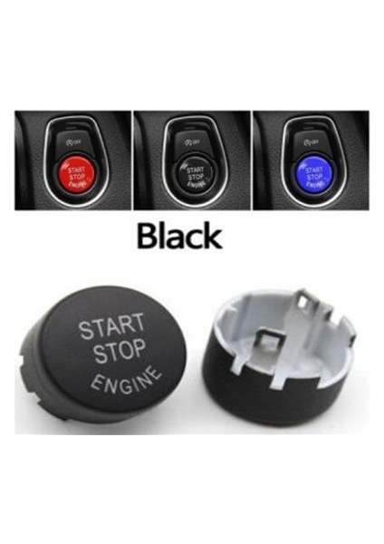 Start Stop Düğme Kapağı Siyah Bmw F10 Lcı F07 F06 F11 F12 F13 F01 Lcı