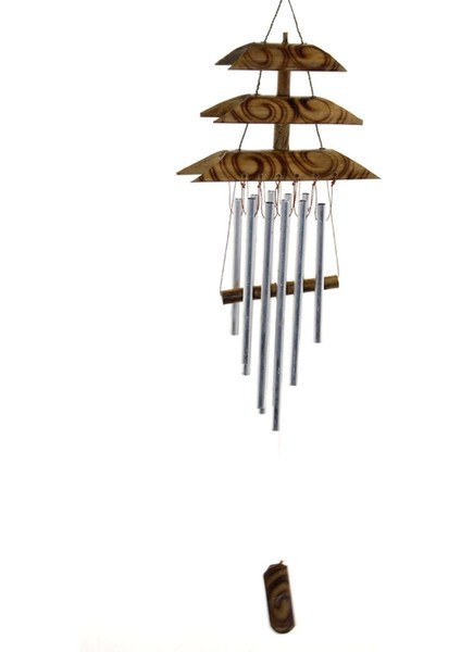 Bambu Metal Çanlı Rüzgar Çanı Repot-4 - ROS5066-3216