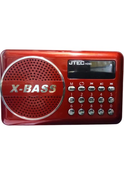 Mini Cep Fm Radyo Dijital Göstergeli Jtec Şarjlı