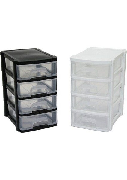 Tonton - Mini Çekmece 4 Katlı 10.3X13.9X16.6CM (4767) - ETC6530-5817