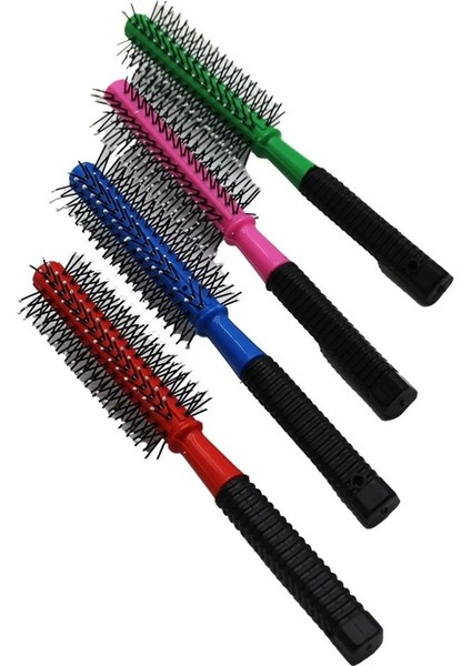 Plastik Renkli Saç Fırça - Tarak