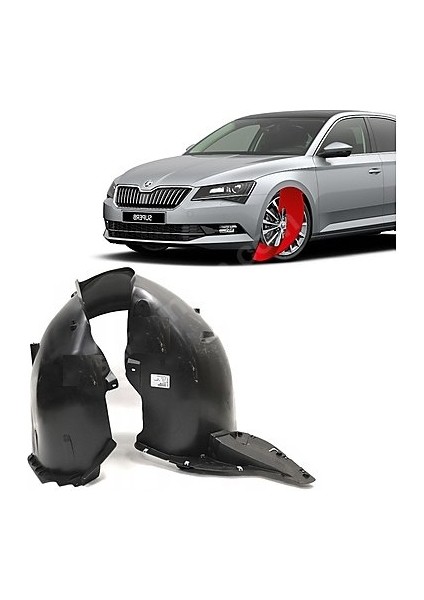 Çamurluk Davlumbazı Sol Superb 2015-2024 Enjeksiyon