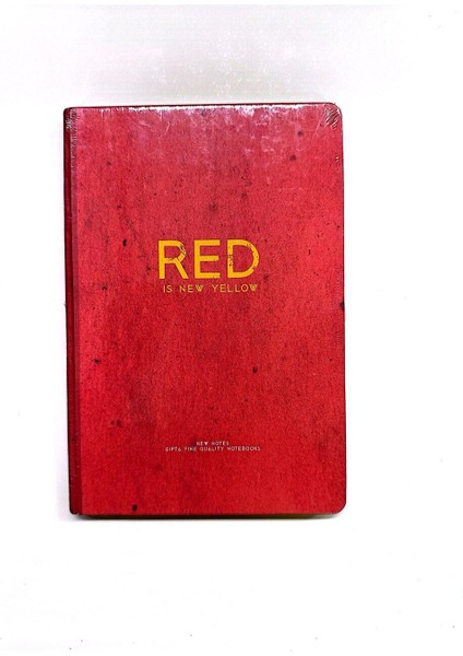 New Notes Iplik Dikişli Sert Kapak Red Defter-Fosforlu Kalem(2 Ad.)-Yapışkanlı Not Kağıdı-Set 4