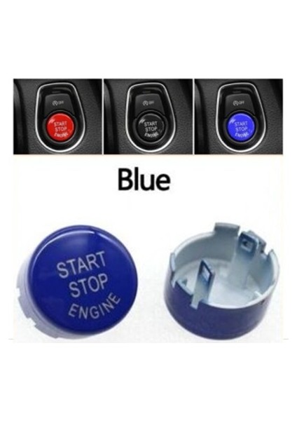 Start Stop Düğme Kapağı Mavi Bmw F10 Lcı F07 F06 F11 F12 F13 F01 Lcı