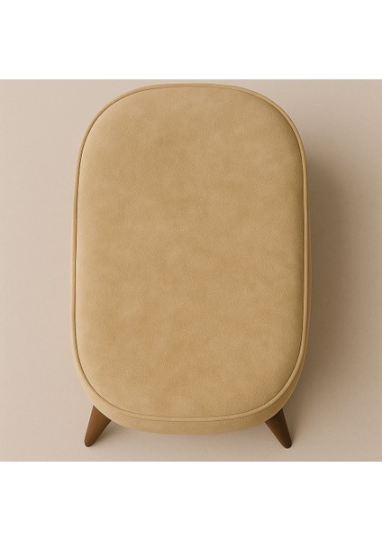 Oval Puf Koltuk 53X35 Uzanma Koltuğu Makyaj Koltuğu modelleri