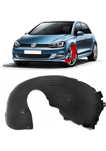 Çamurluk Davlumbazı Sol Büyük Golf7 2013-2019