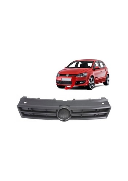 Ön Panjur Mat Siyah Polo 2010-2015