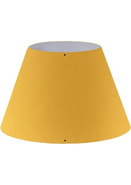 Pratik Yedek Lambader Başlığı Konik Sarı Kumaş