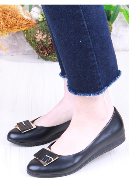 6075 Zeyn Cilt Tokalı Detaylı Yumuşak Rahat Kadın Babet fiyatları