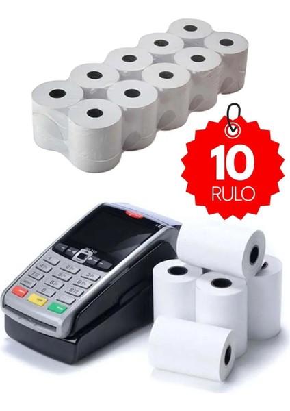 Pos Rulosu Kağıdı 56X16 Termal Rulo 10 Adet