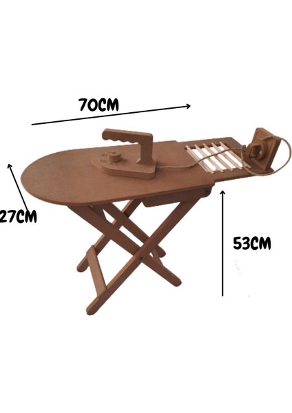 UltraNova Beyaz Ahşap Çocuk Ütü Masası, 3-6 yaş, şık ve kullanışlı tasarım indirimleri