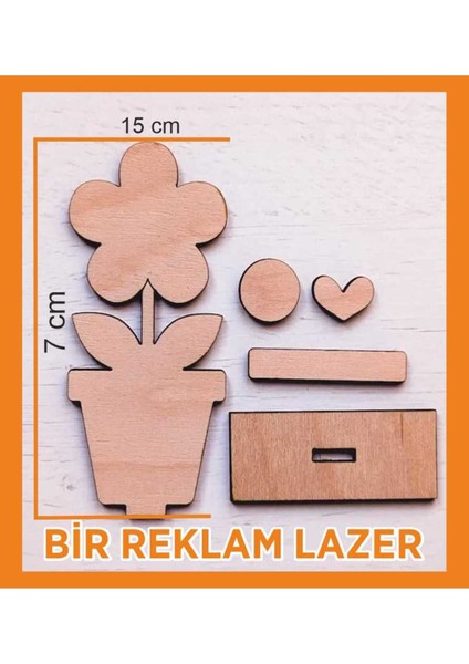 3'lü Bahar Çiçekleri Saksısı Boyama Seti - Eğlenceli ve Yaratıcı Aktiviteler için Ideal - Ekru Renkli - 1+ Yaş için Uygundur modelleri